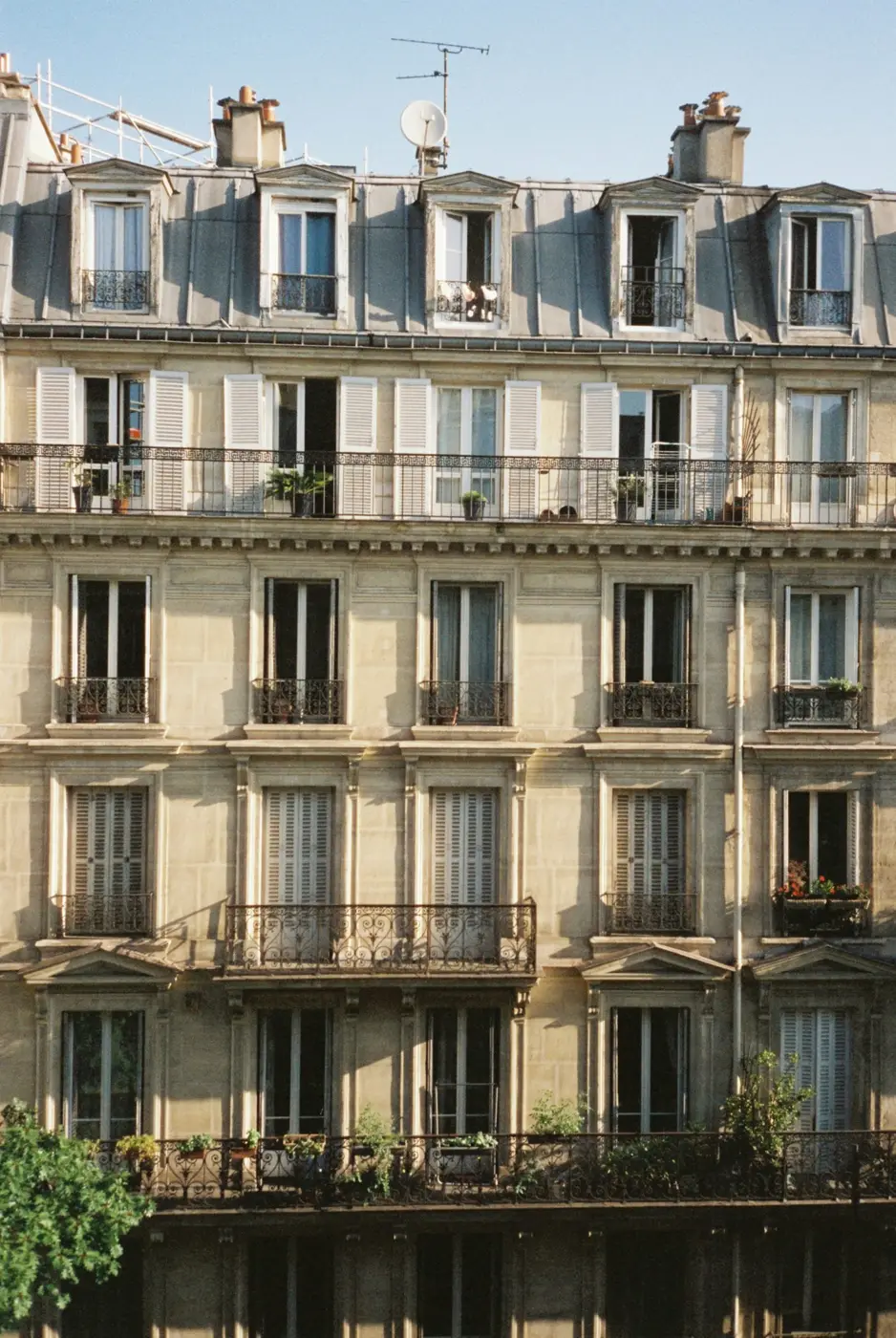 Façade d’un immeuble haussmannien